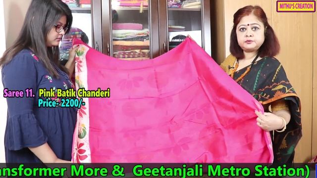 MITHU'S CREATION || Episode-18 || BEST CHANDERI BATIK SAREE || FULL HD ||