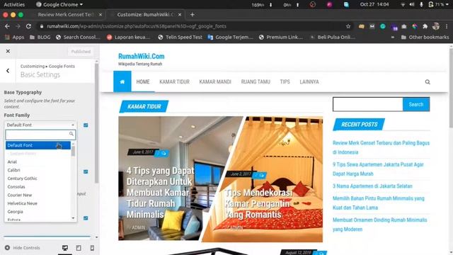Cara Mengganti Font di Website Wordpress смотреть онлайн