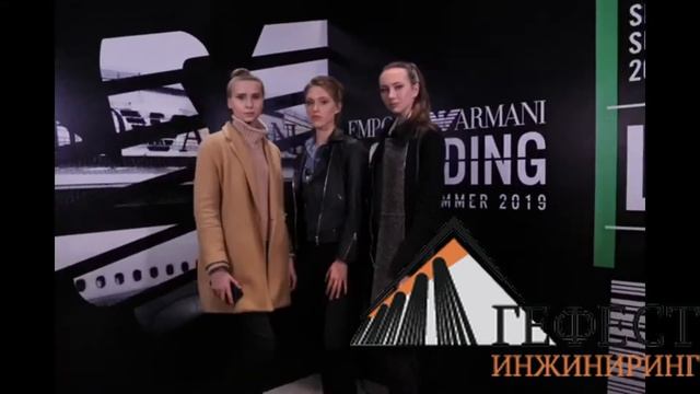 Интерактивная фотозона Bullet time на презентации новой коллекции от Armani смотреть онлайн