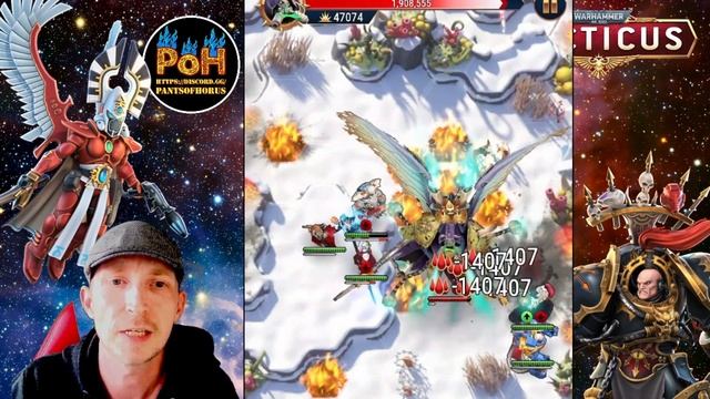 Warhammer 40k Tacticus | Mortarion Team | Guild Boss | Epic Level смотреть онлайн