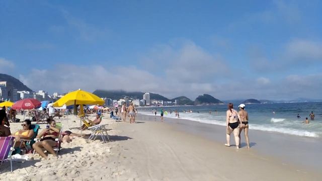 4K Walking Tour COPACABANA BEACH ☀️ Rio de Janeiro - Summer 2022 ☀️ смотреть онлайн