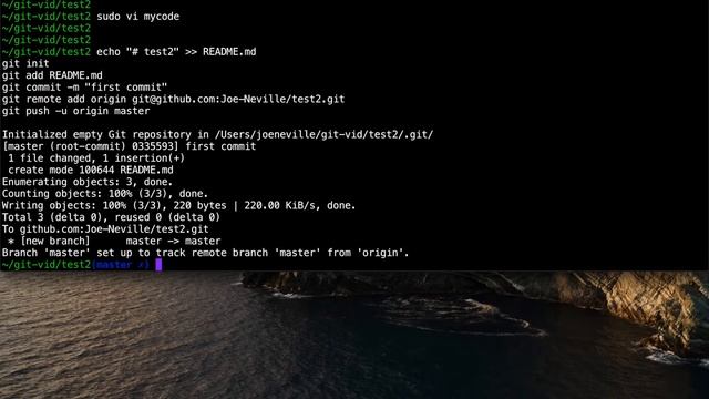 Git and Github How To: Initial Repo Creation смотреть онлайн