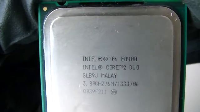 Intel Core 2 Duo E8400 SLB9J смотреть онлайн