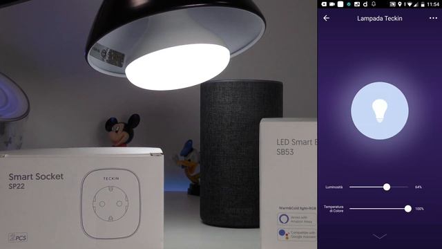 ALEXA e TECKIN il BINOMIO PERFETTO!! Teckin Lampada Smart SB53 смотреть онлайн