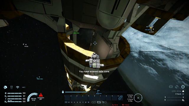 Space Engineers - NPC Safe Zone Crash Test смотреть онлайн