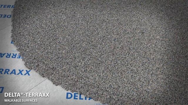 Мощение пешеходных дорожек с мембраной DELTA-TERRAXX смотреть онлайн