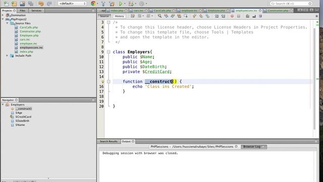 30- php OOP|| class Constructors دالة الانشاء смотреть онлайн