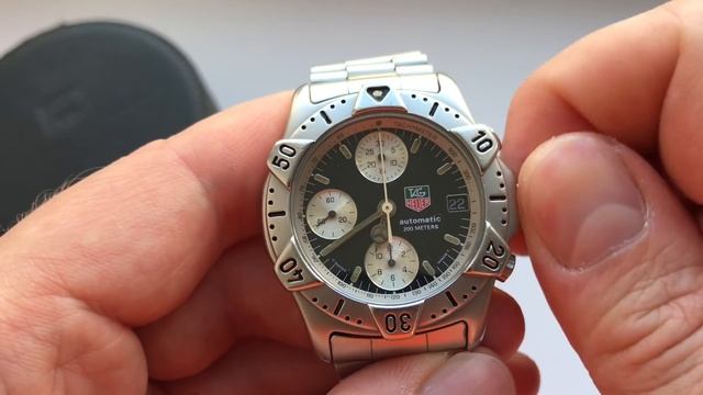 TAG Heuer Super 2000 Хронограф - редкий винтаж из 90-х смотреть онлайн