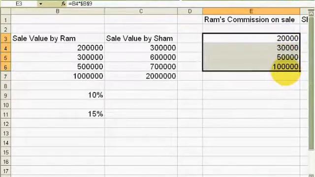 Dollar Formula of MS Excel смотреть онлайн