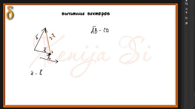 Урок 2. Цикл АГ. Действия с векторами смотреть онлайн