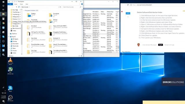 Delete SoftwareDistribution Folder-Fix Windows Update Error By Deleting Software Distribution Folde