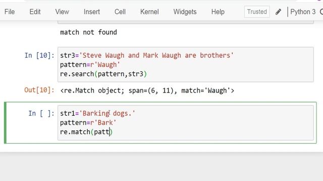 Python Match Function смотреть онлайн