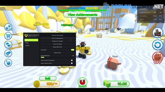 Roblox Magnet Simulator 2 Script Hack GUI Pastebin 2022: Auto Farm, Auto Sell, Infinite Money & Mor смотреть онлайн