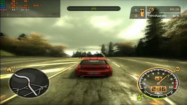 ASUS GT 630 SL 1GB TEST NFS Most Wanted 2005 1280x1024 [HIGH] смотреть онлайн