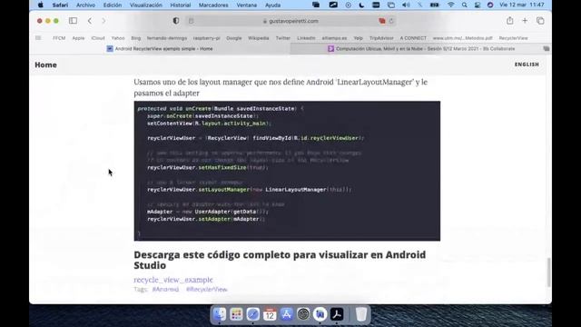 5 - RecyclerView + SharedPreferences смотреть онлайн
