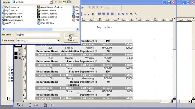 Oracle Reports Developer 10g | Previewing a Paper Report in a Web Browser смотреть онлайн