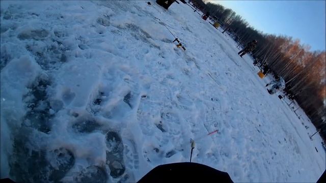 ловля форели со льда зимой на оз шабры смотреть онлайн