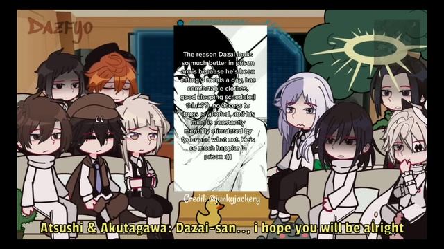 bsd react to prison arc // fyozai/ soukoku/ slight sigzai? смотреть онлайн