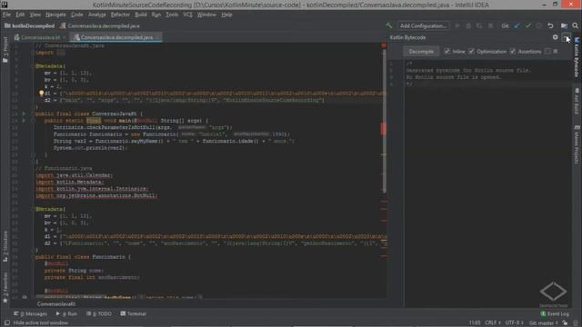 Como converter classes Kotlin em Java смотреть онлайн