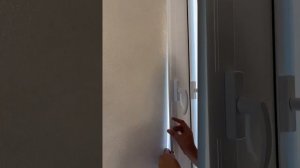 Установка рулонных штор системы UNI-1