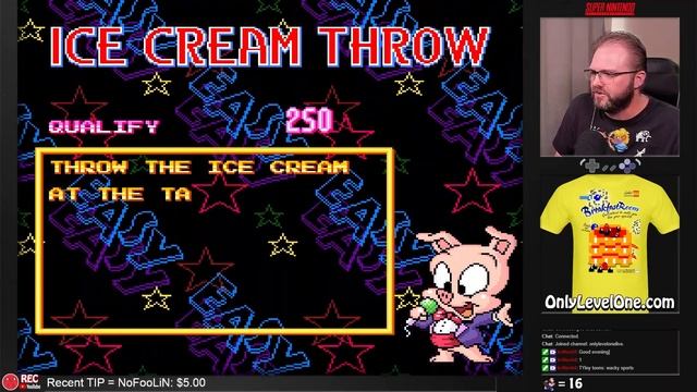 Tiny Toon Adventures: Wacky Sports Challenge - SNES - Only Level One смотреть онлайн