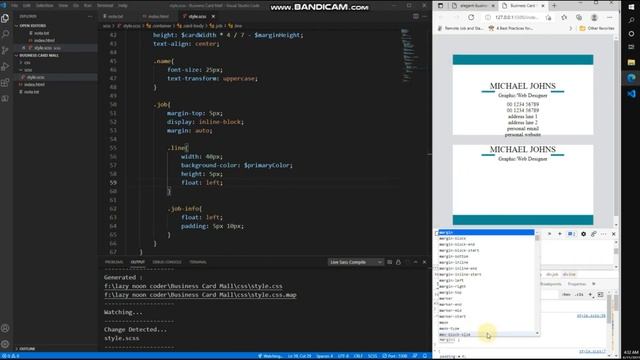 Create a business card with html scss | 2021 Business card mall - pet ecommerce project - part 1 смотреть онлайн