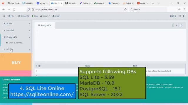 SQL - Top 10 Free Online SQL Editors смотреть онлайн