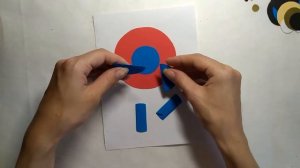 Аппликация принц и принцесса из кругов цветной бумаги