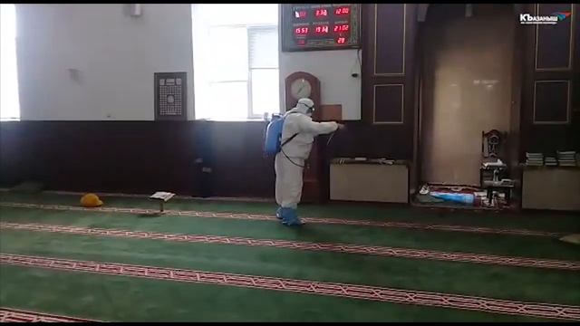 В селении Нижнее Казанище ведутся работы по дезинфекции помещений