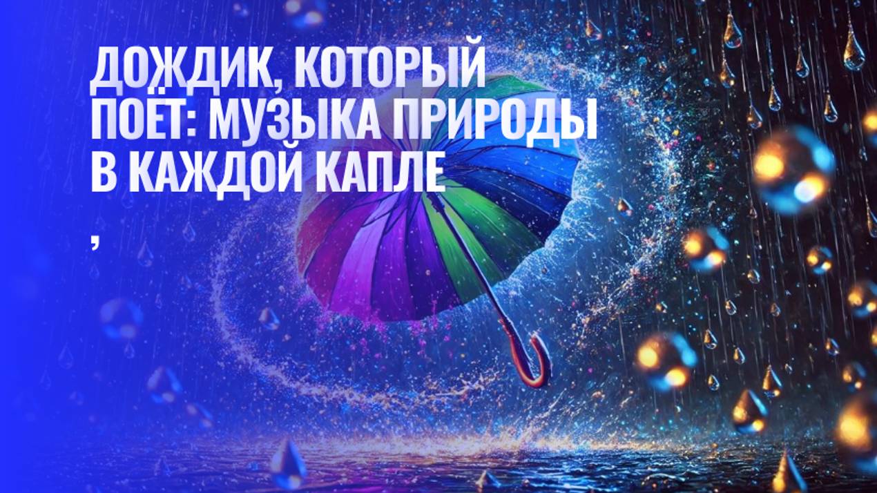 Дождик, который поёт: Музыка природы в каждой капле смотреть онлайн