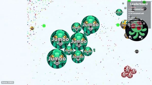 Jumbo Destroying Agario Teams