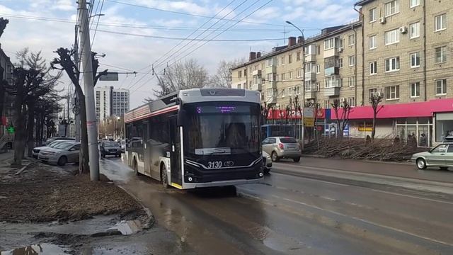 Троллейбус ПКТС-6281.00 «Адмирал» №3130 маршрутом №3 