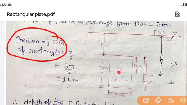 Total pressure and Centre of pressure of Rectangular plate (full explanation) смотреть онлайн