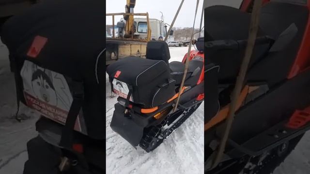 Снегоход Frontier 1000 на гонке Берингия-2022 смотреть онлайн