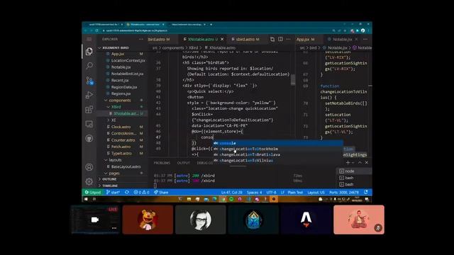 PART 3: sBird (React app in Astro) to xBird (XElement in Astro) - xElement Button Components смотреть онлайн