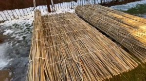 Маты из камыша. Ручная работа.