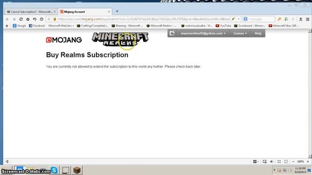 How to Cancel Your Renewing Subscription to Minecraft Realms (tutorial) смотреть онлайн
