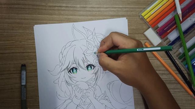 Drawing Nahida | Genshin Impact смотреть онлайн