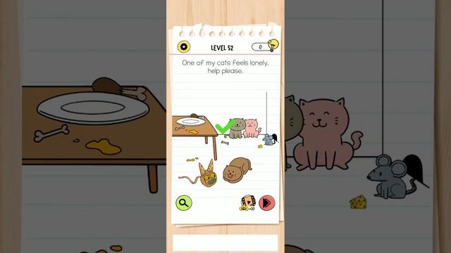 Brain Test 4 Level 52 Walkthrough Solution