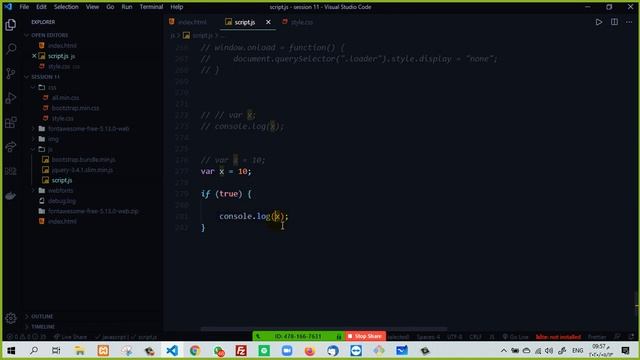 full stack diploma ( session 16 ) part 3. ECMA Script-Javascript hoisting смотреть онлайн