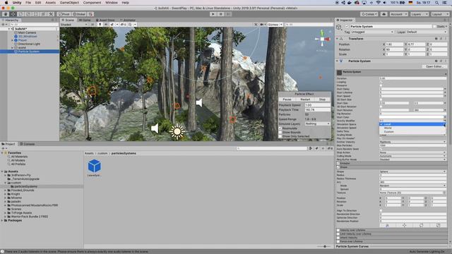 Falling Leaves - Unity Tutorial смотреть онлайн