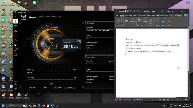 How to Fix Missing Nvidia Graphics Driver Asus TUF Gaming A15 Laptop смотреть онлайн