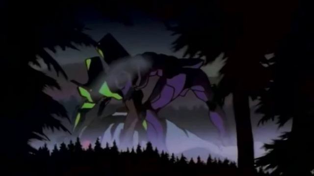 Eva 01 goes berserk and devours Zeruel смотреть онлайн