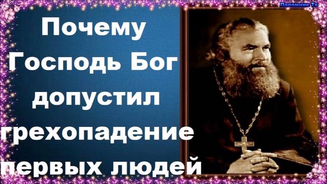 Почему Господь Бог допустил грехопадение первых людей - Протоиерей Серафим Слободской. Закон Божий смотреть онлайн