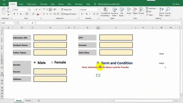 how to create an excel data entry form WITH Database without a userform смотреть онлайн