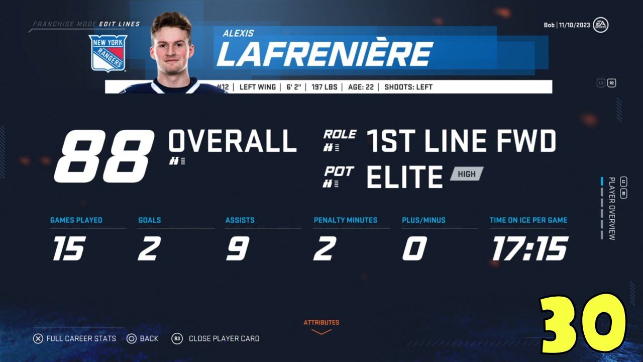КОМАНДА НА 5 СЕЗОН, ОВЕЧКИН ЗАВЕРШИЛ КАРЬЕРУ - КАРЬЕРА ЗА РЕЙНДЖЕРС #30 смотреть онлайн