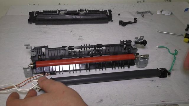 Замена термоплёнки на принтере hp LaserJet M1132 смотреть онлайн