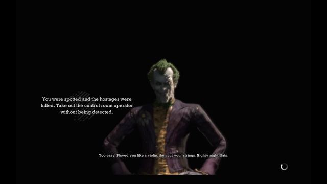 Batman: Arkham Asylum - Joker's Game Over lines смотреть онлайн