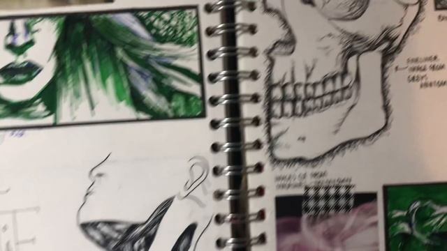 GCSE GRADE 9 (A**) EXAM SKETCHBOOK смотреть онлайн