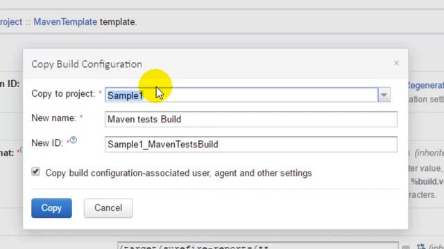 How to copy build configuration in TeamCity смотреть онлайн